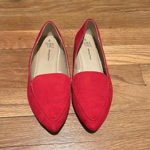 Women’s size 6 red slip on shoe